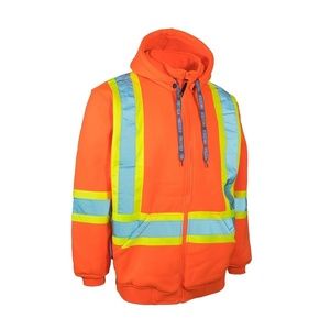 Forcefield Hi-Vis Orange Safety Hoodie Size XL